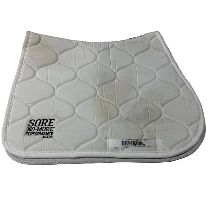 CNT 3159B Sore-No More All Purpose Saddle Pad White