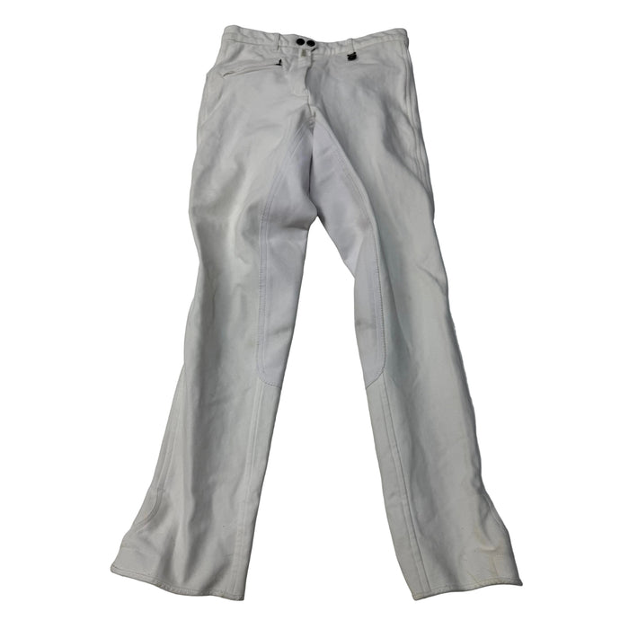CNT 3159H Vequi Full Seat Breeches White 30