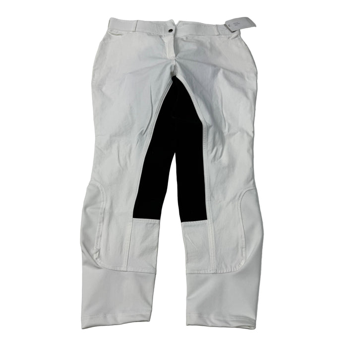 CNT 3160I RHC Full Seat Breeches White/Black 36 (New)