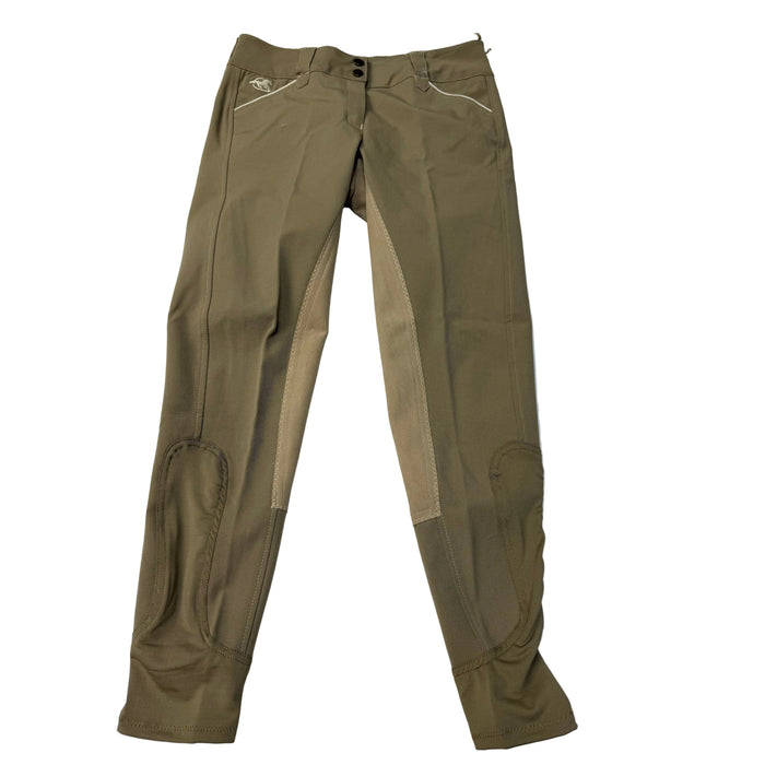 CNT 3168P Piper Full Seat Breeches Tan 28R (New)