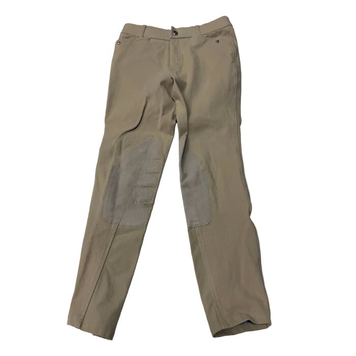 CNT 3162I Ariat Heritage Knee Patch Breeches Tan 16