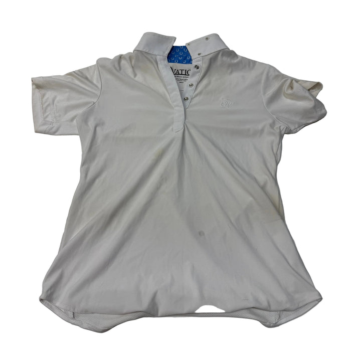 CNT 3162K Ovation Short Sleeve Shirt White Small
