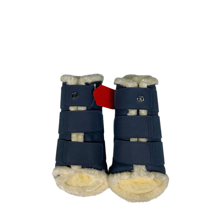 CNT 2827FF PS Of Sweden Fuzzy Brushing Boots Blue Large (new)