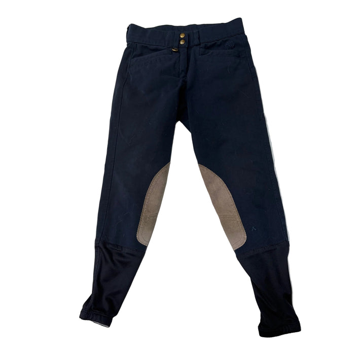 CNT 2997U Ovation Knee Patch Breeches Navy/Tan 26