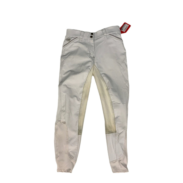 CNT 2827P Smartpak Piper Full Seat Breeches White 28R