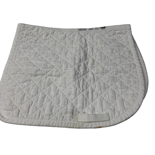 CNT 3107B Seams Right Saddle Pad White