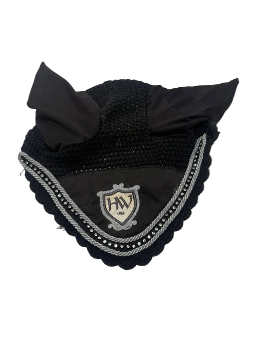 CNT 3188L Horsewear Ear Bonnet Black/Silver approx. Full