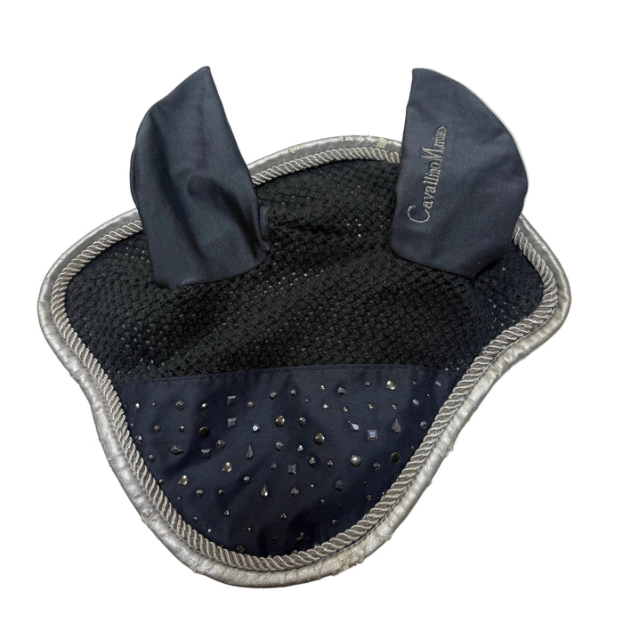 CNT 3188K Cavallino Marino Ear Bonnet Grey Crystal Full