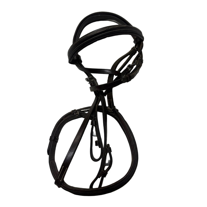CNT 3188X Bridle Fancy Stitched Brown Cob