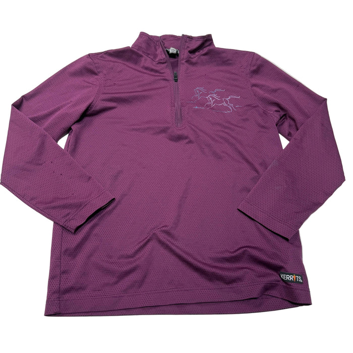 CNT 3190E Kerrits Long Sleeve Shirt Purple Medium