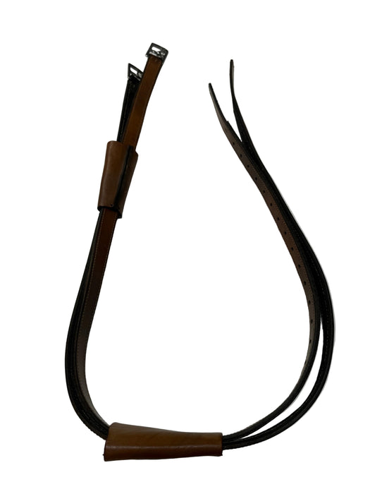 CNT 3189E Stirrup Leathers Nylon Lined Brown 61"