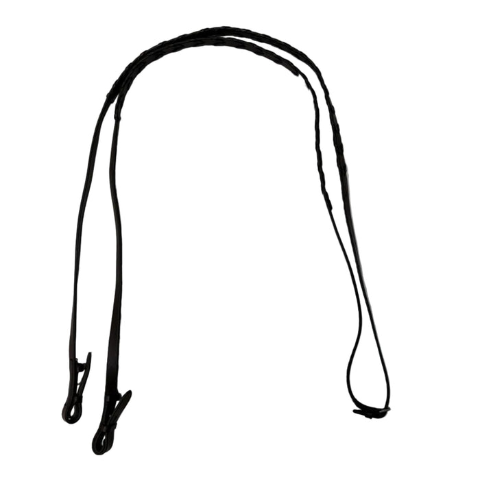 CNT 3035P Leather Laced Reins Brown