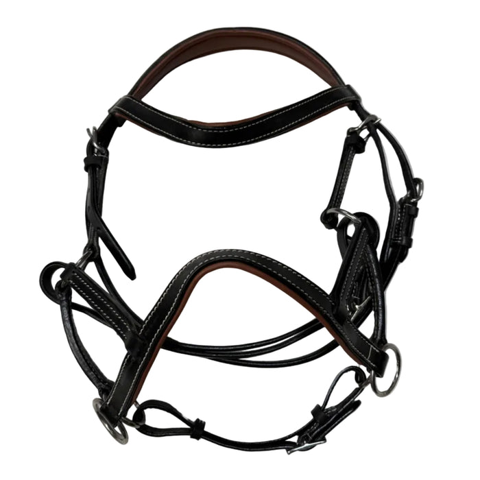 CNT 3201M Bitless Bridle Black/Pink approx. Full