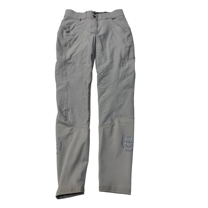 CNT 3201H Equestrian Stockholme Silicone Full Seat Breeches Tan 36