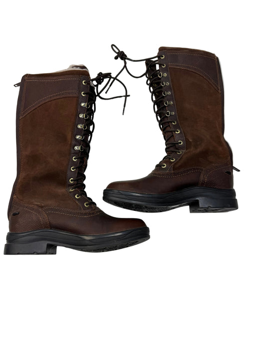 CNT 3201A Ariat Waterproof Winter Boots Brown 8