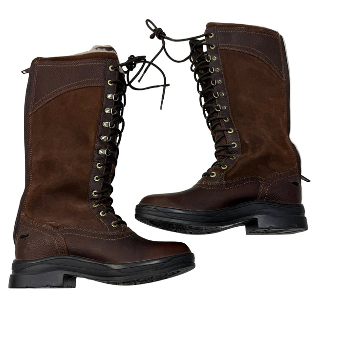 CNT 3201A Ariat Waterproof Winter Boots Brown 8