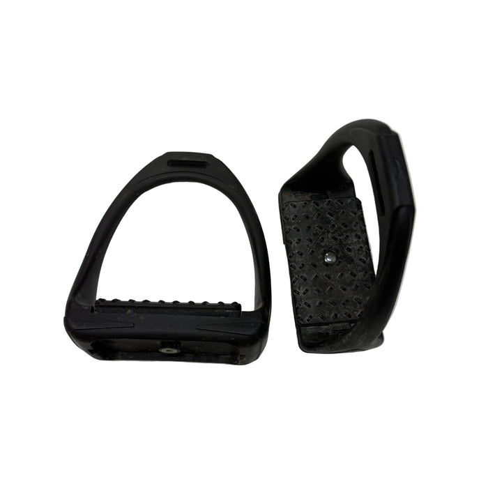 CNT 3217CC Compositi Stirrup Irons Black 4.25"