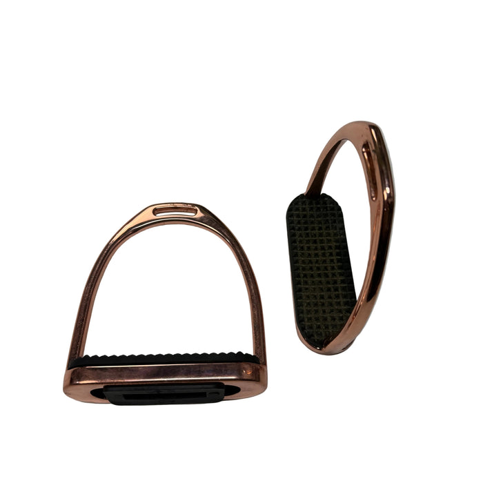 CNT 3217X Rose Gold Stirrups Irons 5"