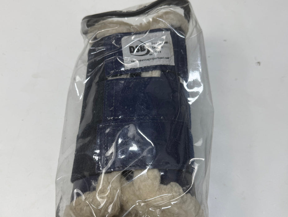 CNT 3217J DSB Brush Boots Navy Large Set of 2