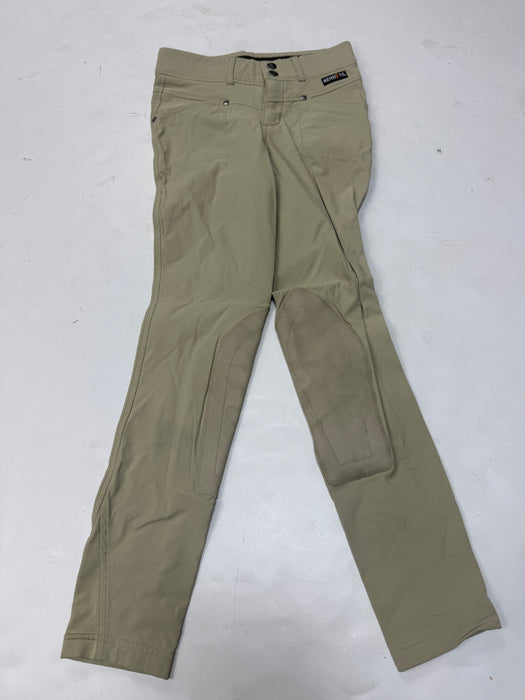CNT 3218W Kerrits Knee Patch Breeches Tan Large
