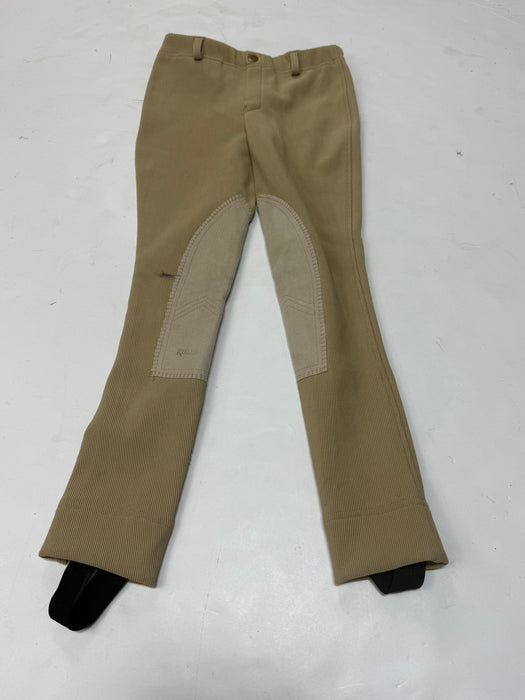 CNT 3218T Equistar Knee Patch Breeches Tan 4
