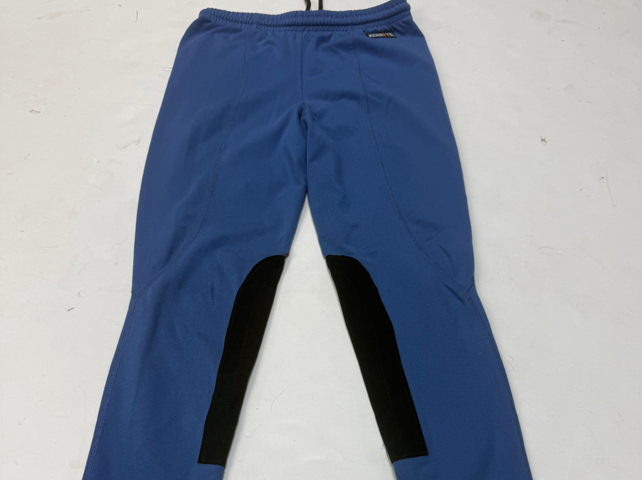 CNT 3218CC Kerrits Knee Patch Tights Blue Large