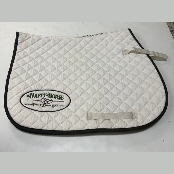 CNT 3221C "Happy Horse" Saddle Pad White