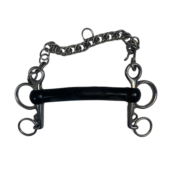 CNT 2856E Pelham Rubber Mullen Bit 5"