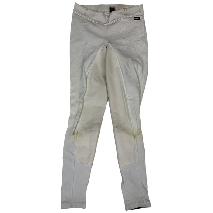 CNT 2867M Kerrits Full Seat Breeches White Large