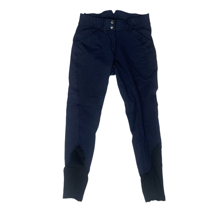 CNT 2869W Silicone Full Seat Breeches Navy 24