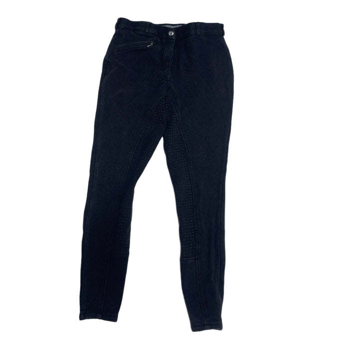 CNT 2878E Horze Silicone Full Seat Breeches Black 26