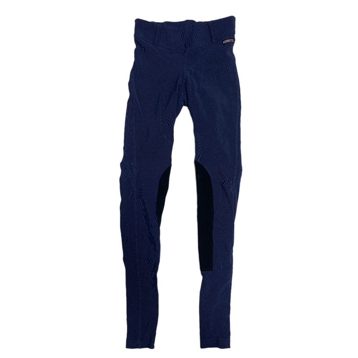 CNT 2878C Kerrits Knee Patch Breeches Blue Small