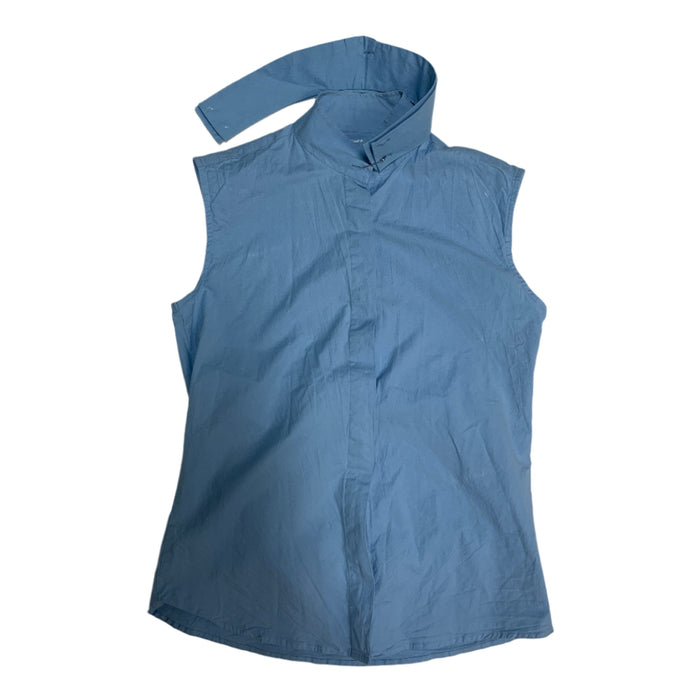 CNT 2879I TuffRider Button Up Tank Top Blue XS