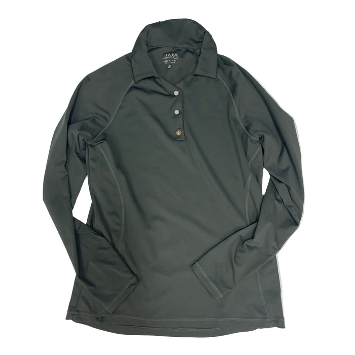 CNT 2895E Dover Long Sleeve Button Up Shirt Green Small