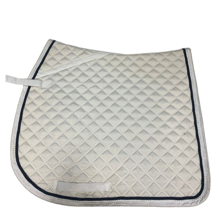 CNT 2898U Lettia Pro Dressage Pad White with Black Trim