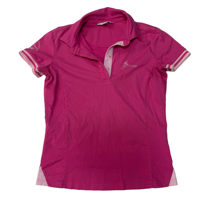 CNT 3125D Lemiuex Short Sleeve Polo Shirt Pink 8