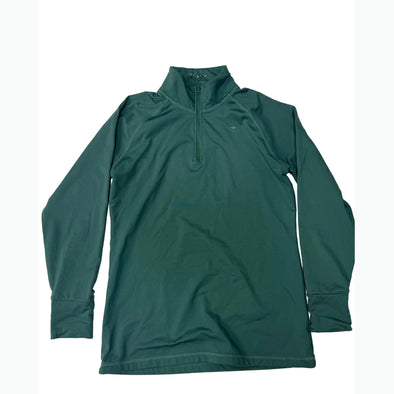 CNT 3125A Piper Quarter Zip Long Sleeve Shirt Green Medium