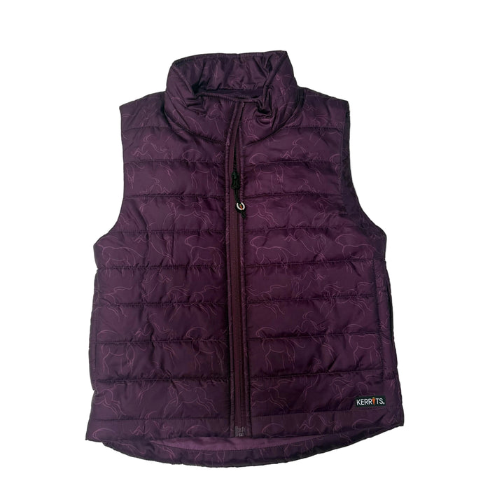 CNT 3121E Kerrits Kids Vest Purple Small