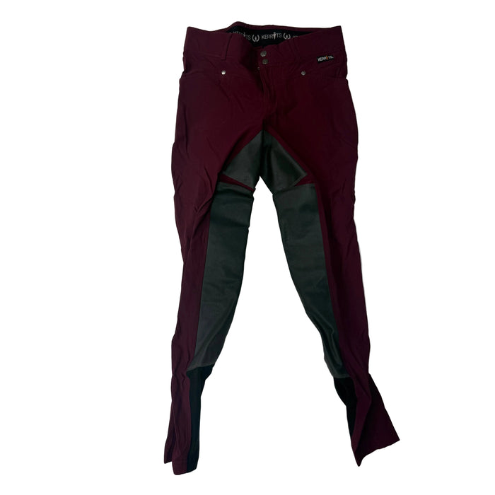 CNT 3121Y Kerrits Full Seat Breeches Maroon Medium