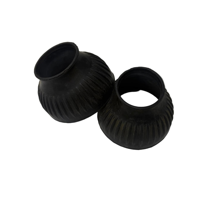 CNT 3121AAA Rubber Pull On Bell Boots Black approx. Medium