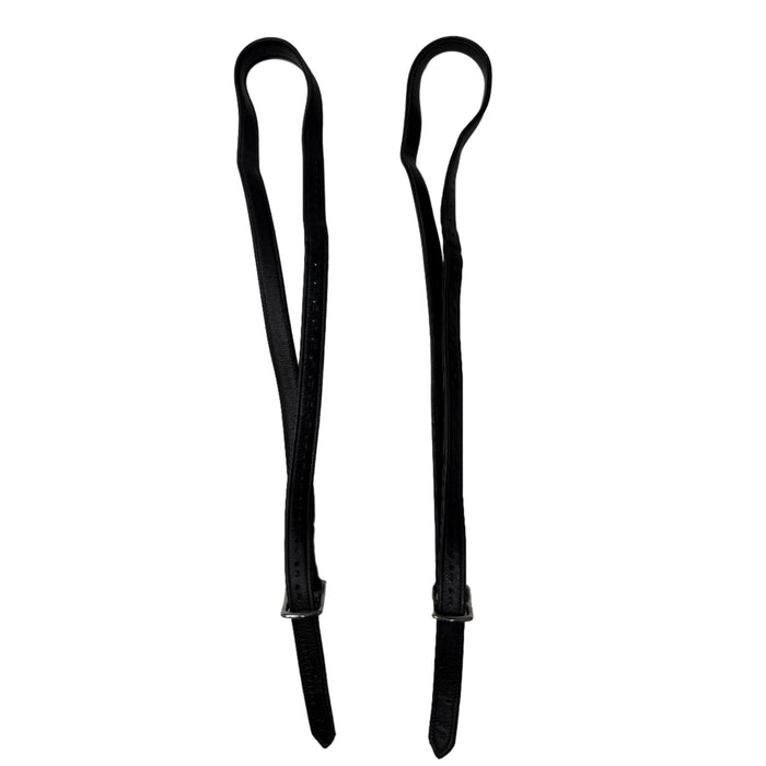 CNT 2915C Schockemohle Stirrup Leathers Black 58"