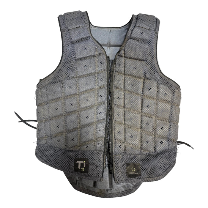 CNT 2988A Champion Ti 22 Protective Vest Grey Youth Slim Large