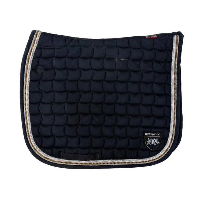 CNT 3130F B-Vertigo Dressage Saddle Pad Navy/Gold/White