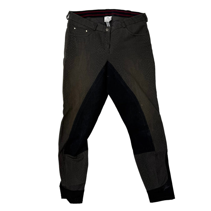 CNT 3130AA Full Seat Breeches Grey Snake Skin approx. 30