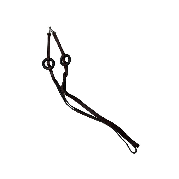 CNT 3130T Leather Donut Side Reins Brown