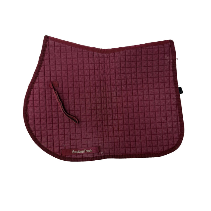 CNT 3131B Back on Track Saddle Pad Maroon