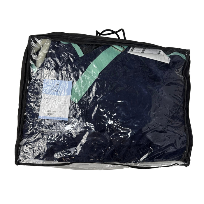 CNT 3131C Smartpak Equine Turnout Blanket 220gram Navy/Green 84"