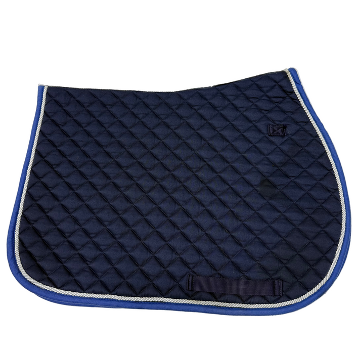 CNT 2937A Smartpak All Purpose Saddle Pad Blue with White Trim