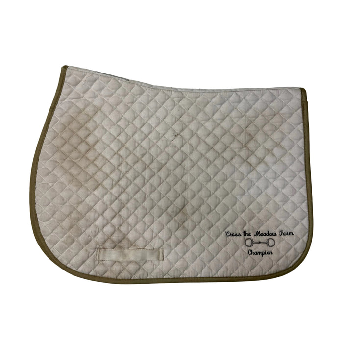 CNT 3140NN Smartpak ‘Cross the Meadow Saddle Pad White/Brown