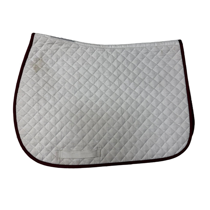 CNT 3140LL Smartpak Saddle Pad White/Red